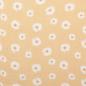Preview: Musselin mit Blüten Beige